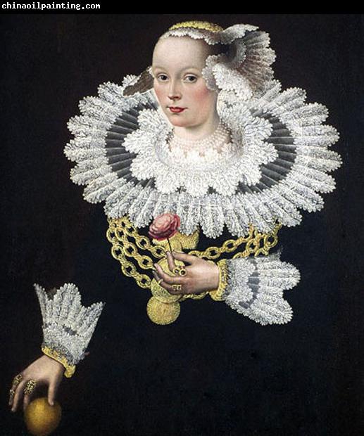 Michael Conrad Hirt Portrait of Anna Rosina Tanck, wife of the mayor of Lubecker