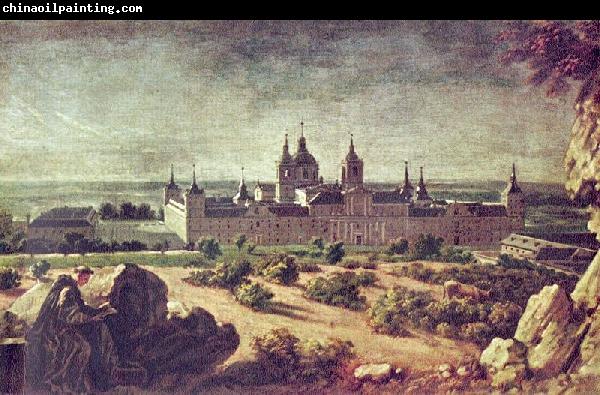 Michel-Ange Houasse Blick auf das Kloster Escorial