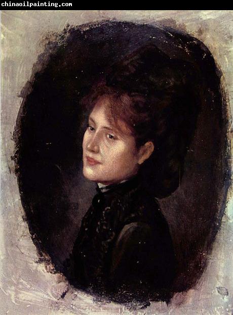 Nicolae Grigorescu Portrat der Frau Alexianu