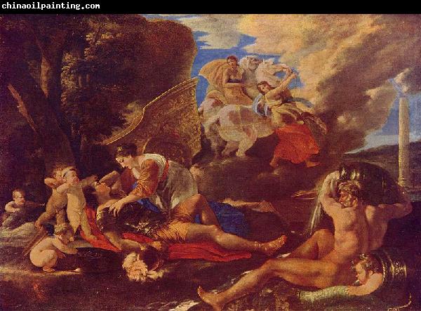 Nicolas Poussin Rinaldo und Armida