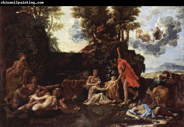 Nicolas Poussin Die Geburt des Baccus