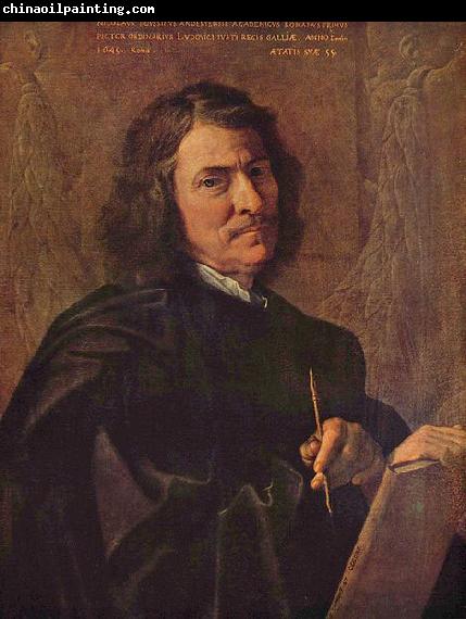 Nicolas Poussin Selbstportrat des Kunstlers