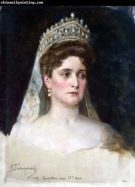 Nikolas Kornilievich Bodarevsky Portrait of the Empress Alexandra Fedorovna