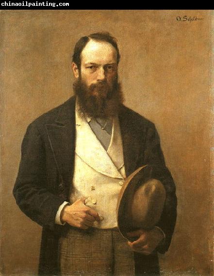 Otto Scholderer Self-portrait