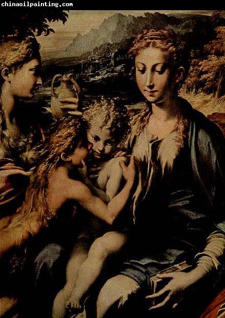 PARMIGIANINO Thronende Madonna, Hl. Zacharias, Hl. Johannes der Taufer und Hl. Maria Magdalena