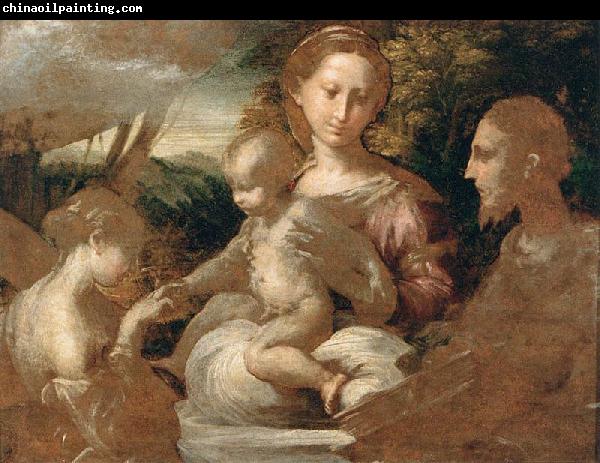 PARMIGIANINO The Mystic Marriage of St Catherine