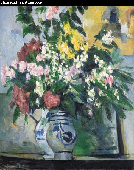 Paul Cezanne Les deux vases de fleurs