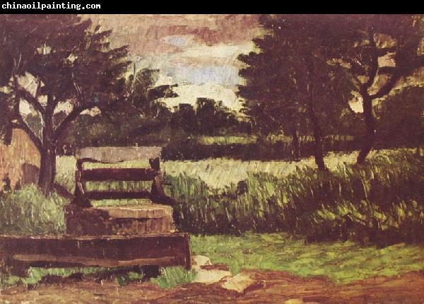 Paul Cezanne Landschaft mit Brunnen