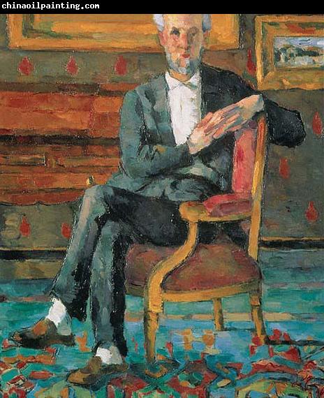 Paul Cezanne Victor Chocquet Seated