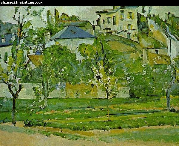 Paul Cezanne Obstgarten in Pontoise