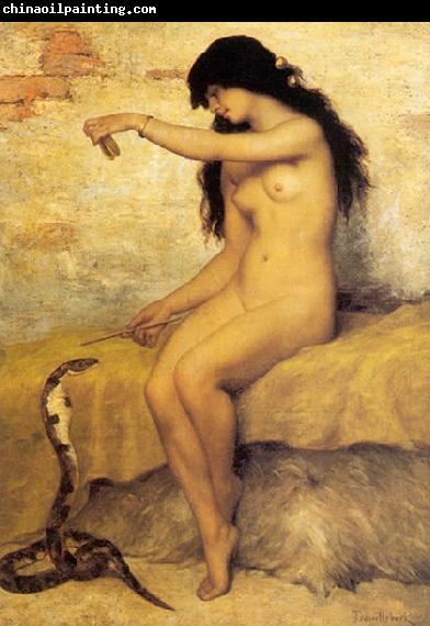 Paul Desire Trouillebert The Nude Snake Charmer