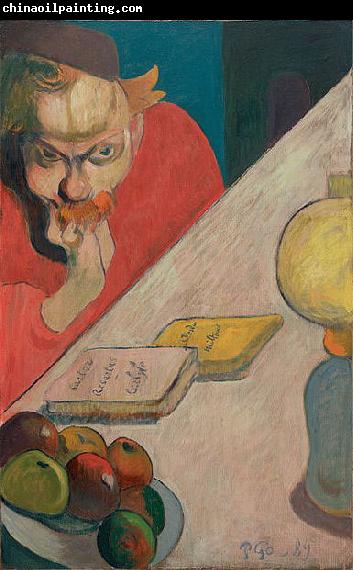 Paul Gauguin Portrait of Jacob Meyer de Haan by Lamplight