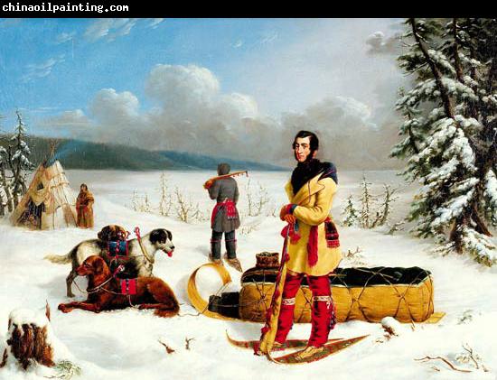 Paul Kane The Surveyor: Portrait of Captain John Henry Lefroy or Scene in the Northwest