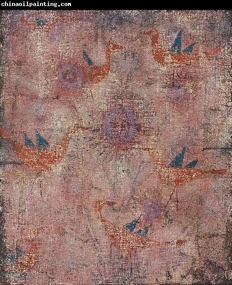 Paul Klee Blaugeflugelte Vogel signed and dated