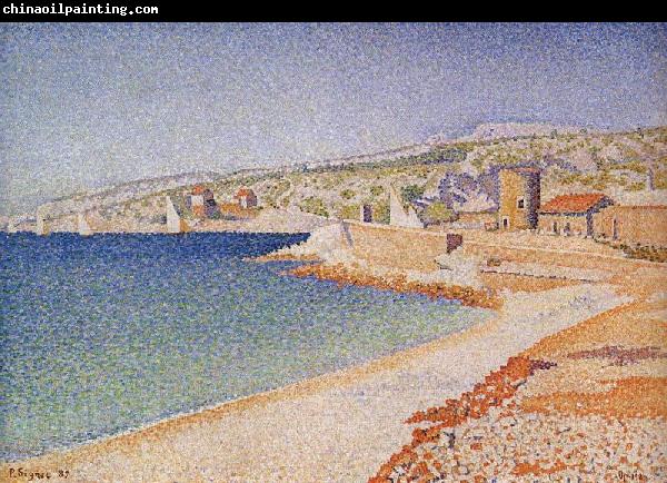 Paul Signac The Jetty at Cassis