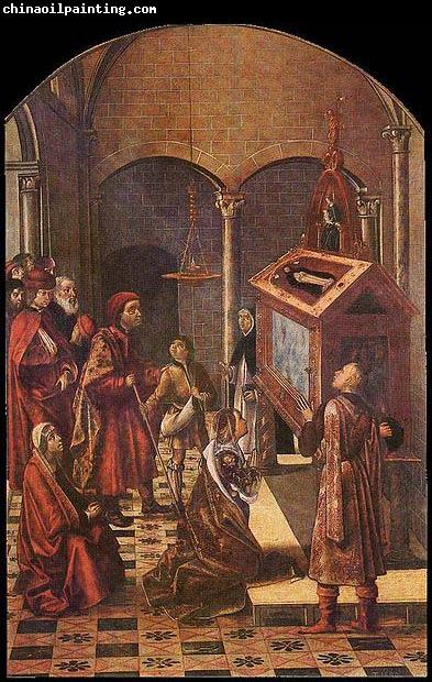 Pedro Berruguete The Tomb of Saint Peter Martyr