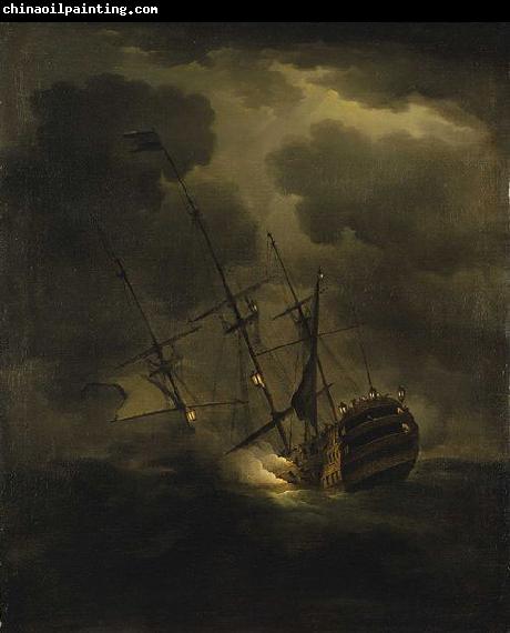 Peter Monamy Loss of HMS Victory, 4 October 1744