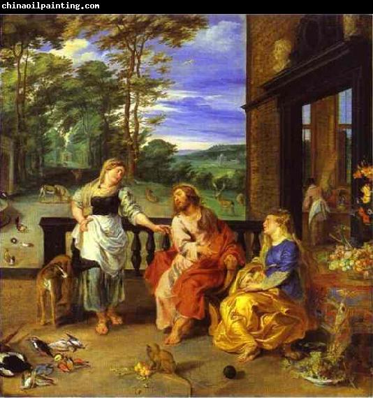 Peter Paul Rubens Christ in the House of Martha and Mary 1628 Jan Bruegel the Younger and Peter Paul Rubens