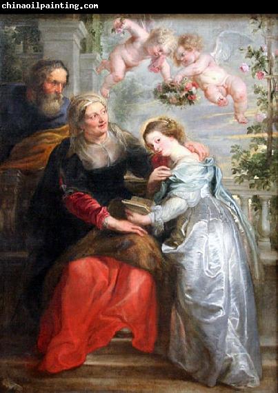 Peter Paul Rubens The Education of Mary