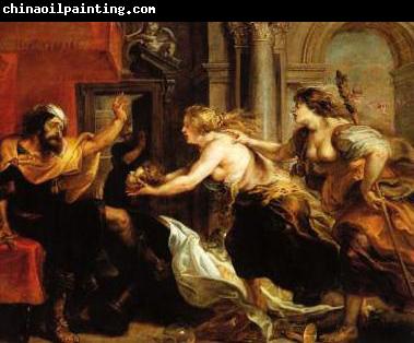 Peter Paul Rubens Tereus Confronted with the Head of his Son Itylus