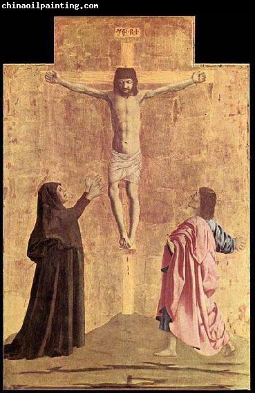 Piero della Francesca Polyptych of the Misericordia: Crucifixion