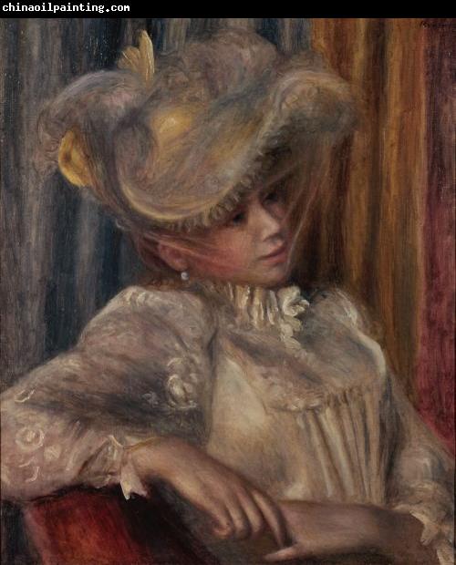 Pierre Auguste Renoir Woman with a Hat