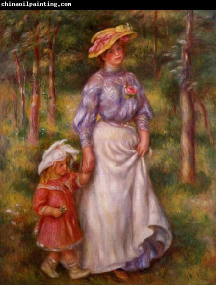 Pierre Auguste Renoir La promenade