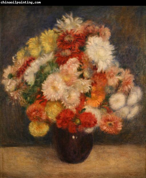 Pierre Auguste Renoir Bouquet of Chrysanthemums