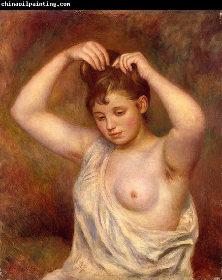 Pierre Auguste Renoir Woman Arranging her Hair