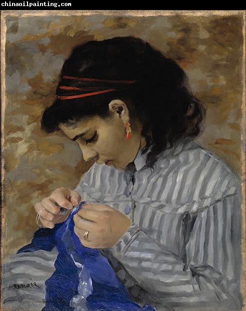 Pierre-Auguste Renoir Lise Sewing