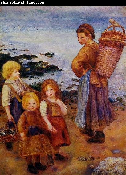 Pierre-Auguste Renoir Les pecheuses de moulesa Berneval