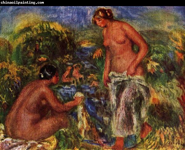 Pierre-Auguste Renoir Badende Frauen