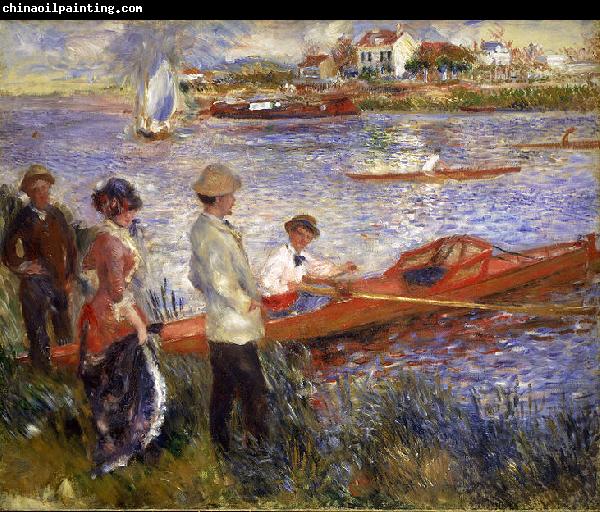 Pierre-Auguste Renoir Rowers at Chatou