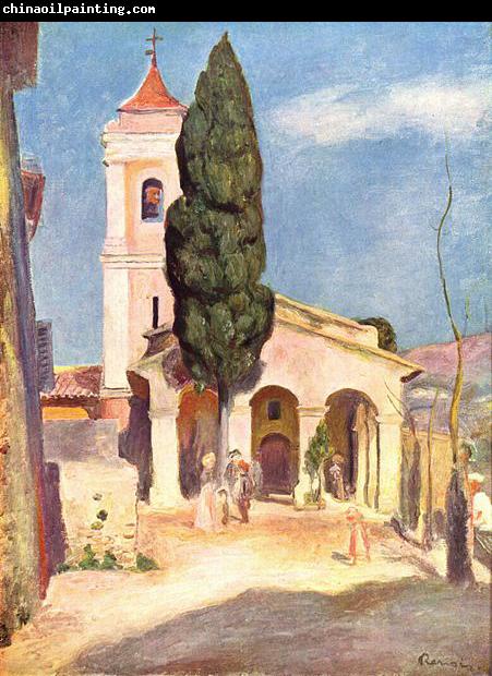 Pierre-Auguste Renoir Kirche in Cagnes