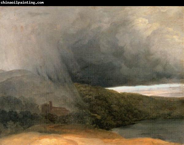 Pierre-Henri de Valenciennes Storm by a Lake