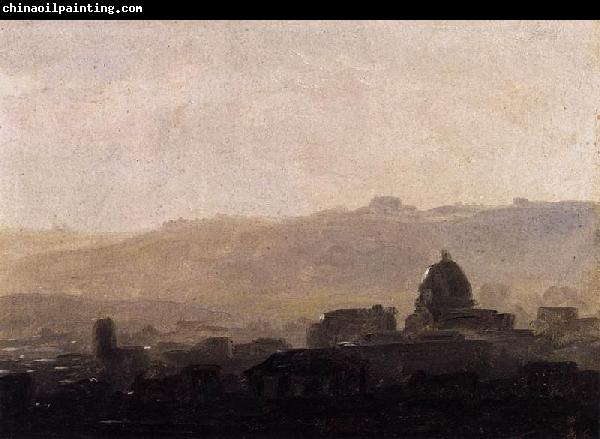 Pierre-Henri de Valenciennes View of Rome in the Morning