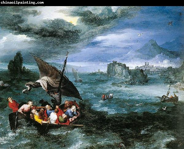 Pieter Brueghel the Younger Christ in the Storm on the Sea of Galilee