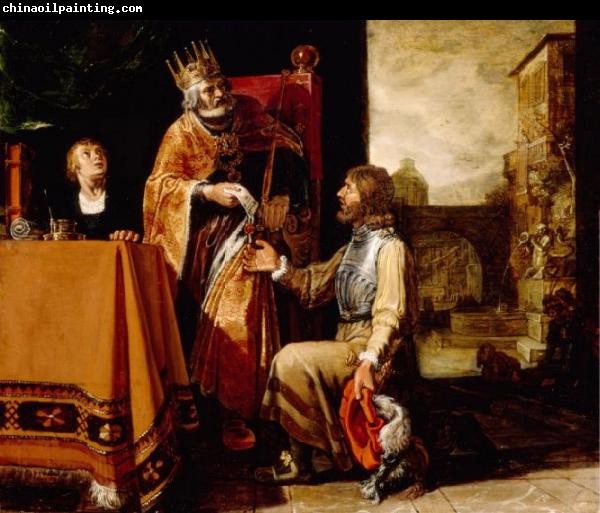 Pieter Lastman King David Handing the Letter to Uriah