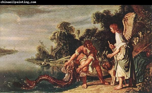 Pieter Lastman The Angel and Tobias with the Fish