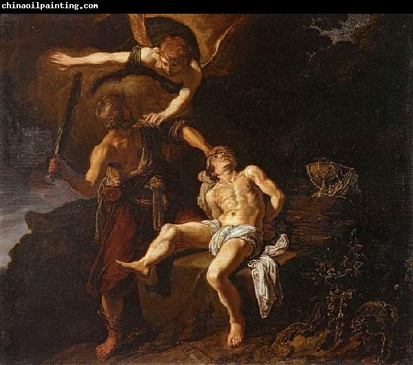 Pieter Lastman The Angel of the Lord Preventing Abraham from Sacrificing his Son Isaac