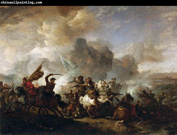 Pieter Wouwerman Skirmish of Horsemen between Orientals and Imperials