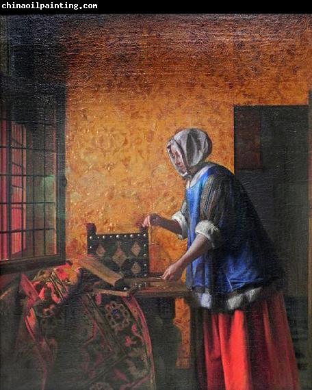 Pieter de Hooch Die Goldwagerin