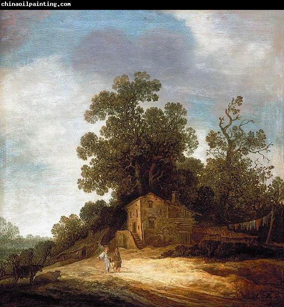 Pieter de Molijn Pastoral Landscape with Tobias and the Angel