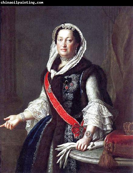 Pietro Antonio Rotari Queen Maria Josepha in Polish costume.