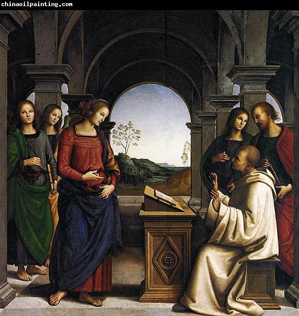 Pietro Perugino The Vision of St Bernard