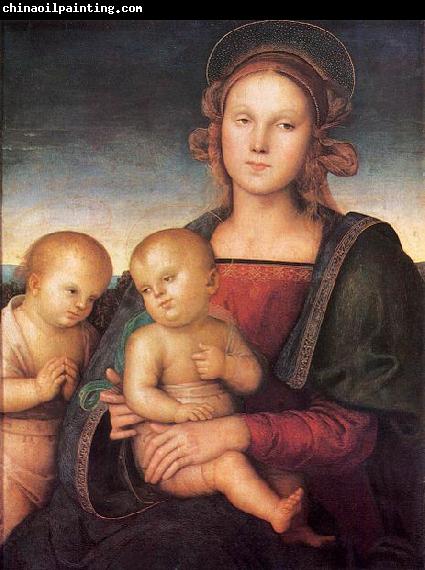 Pietro Perugino Madonna with Child and the Infant St John