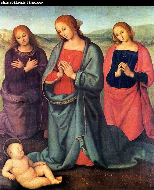 Pietro Perugino Madonna with Saints Adoring the Child