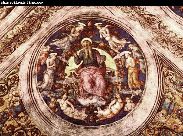 Pietro Perugino God the Creator and Angels