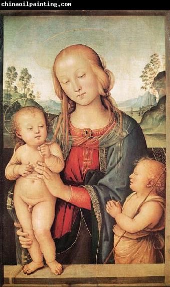 Pietro Perugino Madonna with Child and the Infant St John