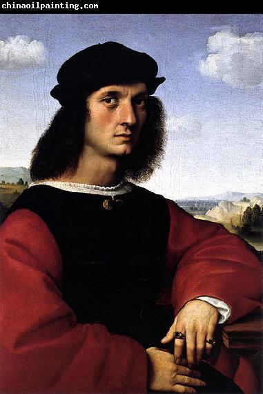 RAFFAELLO Sanzio Portrait of Agnolo Doni